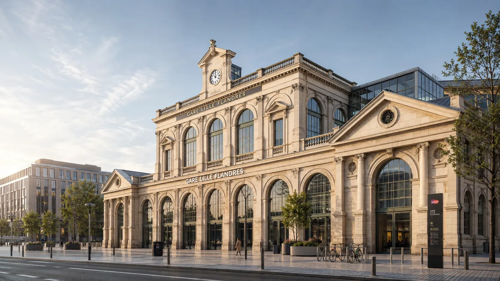 Taxi VTaxi à la gare de Lille Flandres
