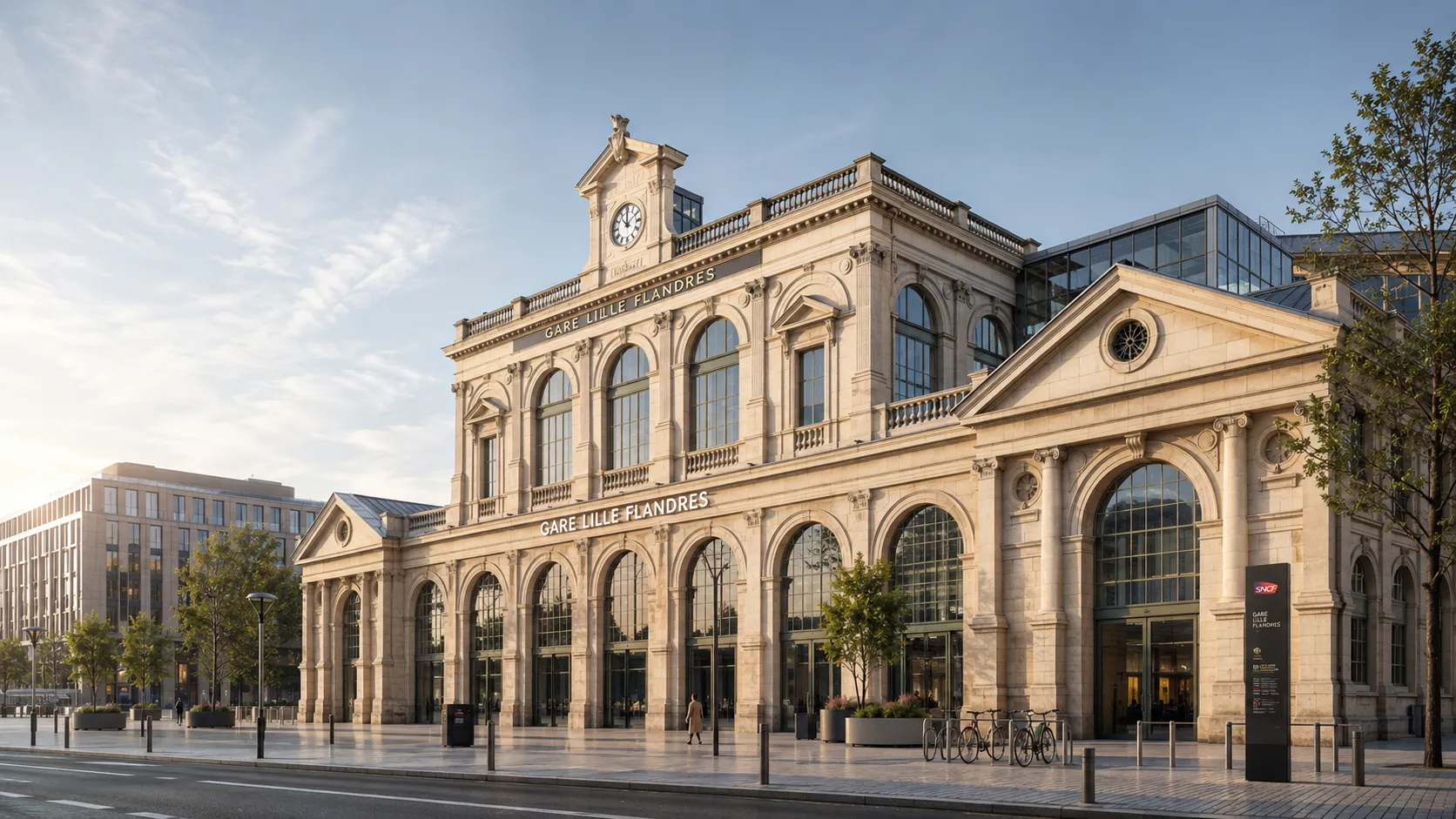 Taxi VTaxi à la gare de Lille Flandres