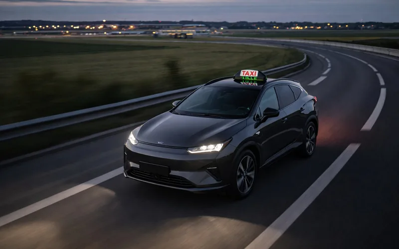 Navette taxi Lille-Lesquin vers Charleroi et Bruxelles-Zaventem — VTaxi Lille